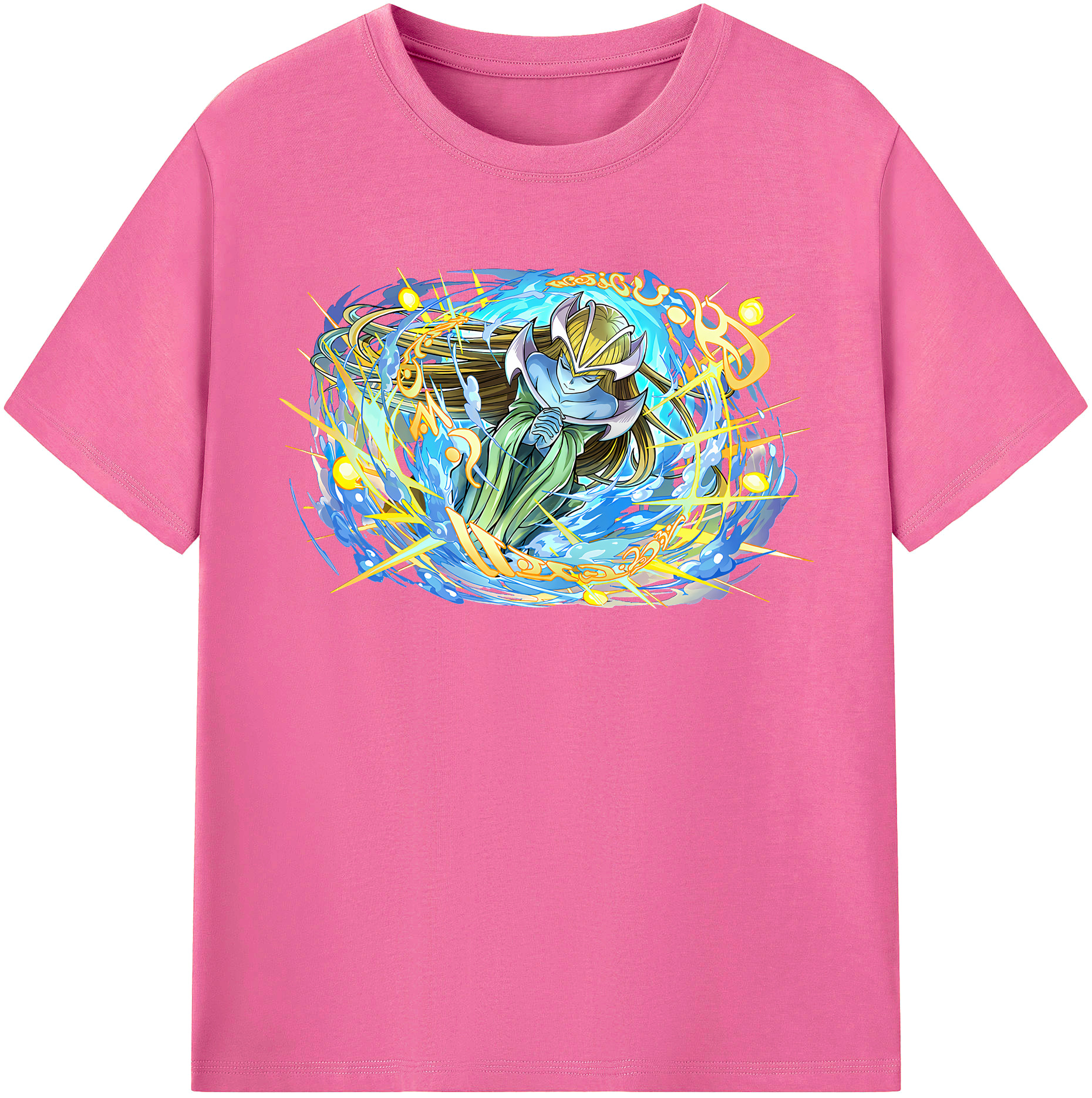 （画像用） 遊☆戯☆王 Yu-Gi-Oh! レディースカジュアルプリントTシャツ（綿100％）